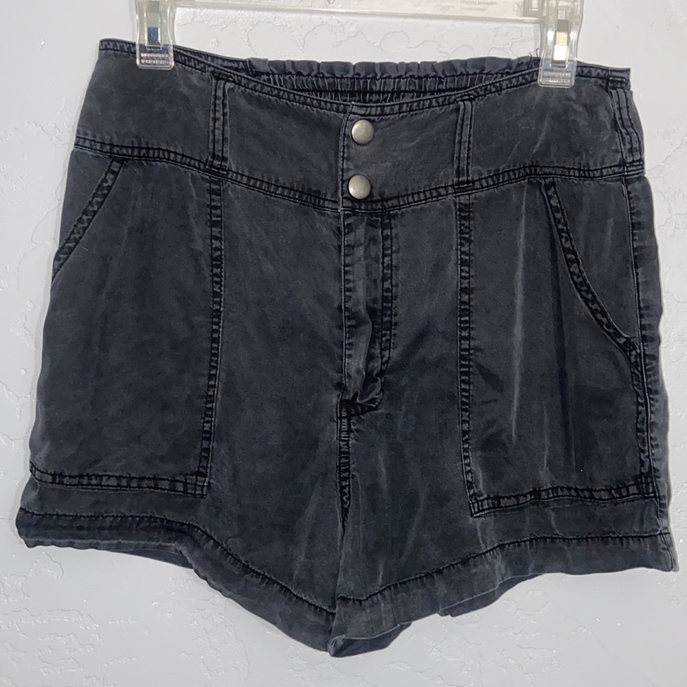 Abercrombie & Fitch 100% Lyocell High Rise Shorts Size Medium Pockets